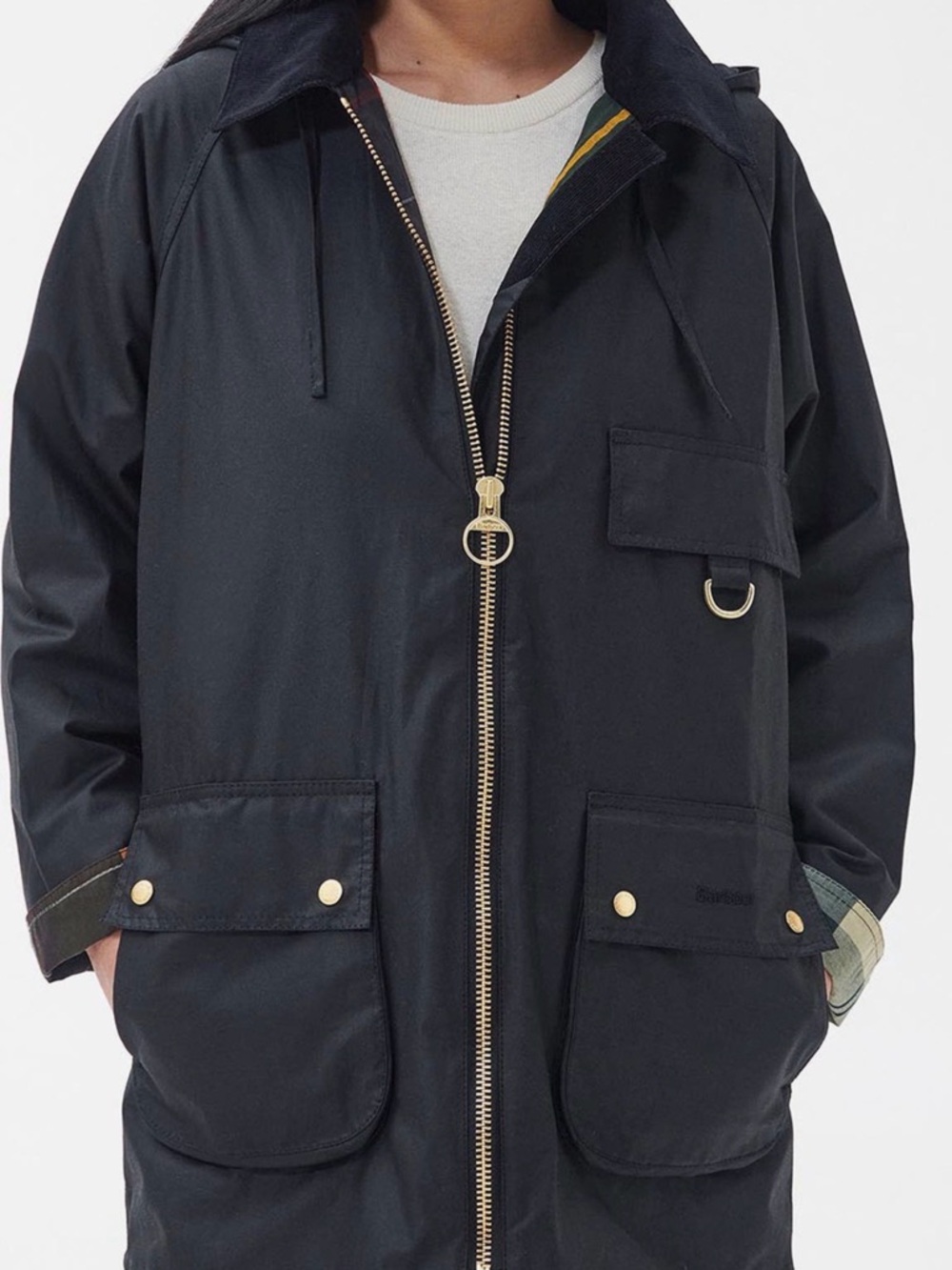 Highclere Hooded Waxed Jacket